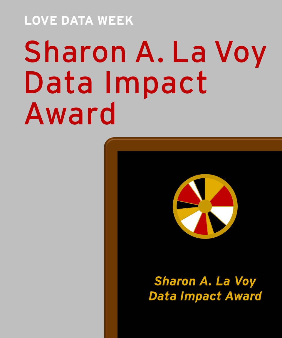 Sharon A. La Voy Data Impact Award Icon